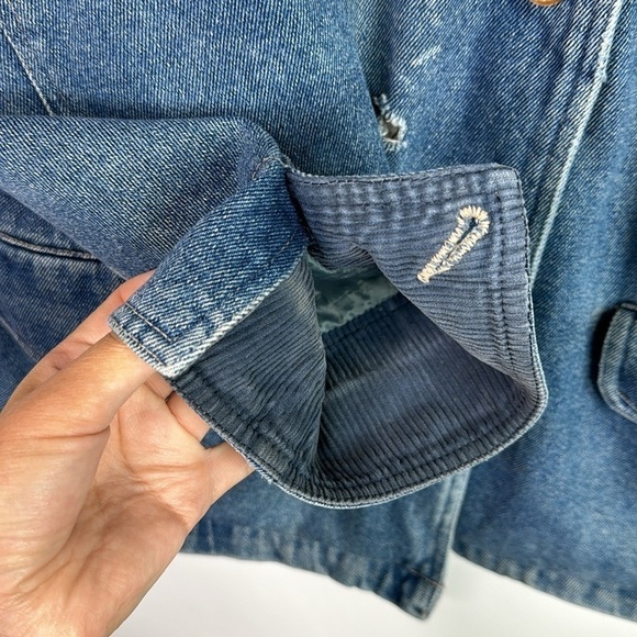 Vintage Cherokee Lined Denim Chore Rancher Jacket Size Medium - Picture 14 of 14